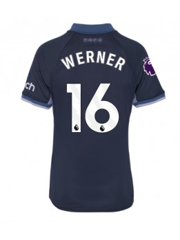 Billige Tottenham Hotspur Timo Werner #16 Bortedrakt Dame 2023-24 Kortermet